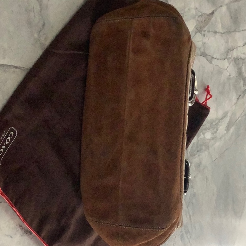 Authentic Coach Signature Chocolate brown bag - Picture 9 of 12